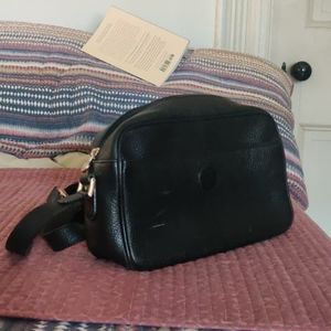 Black Leather Fendi Mini Bag